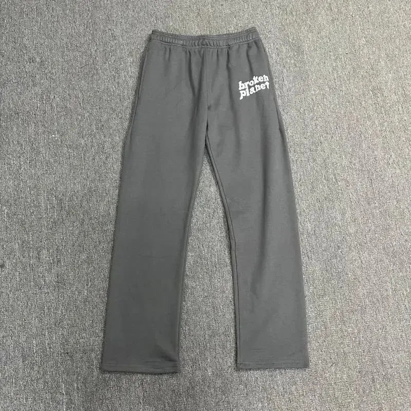 Broken Planet Logo Sweatpants Dark Grey