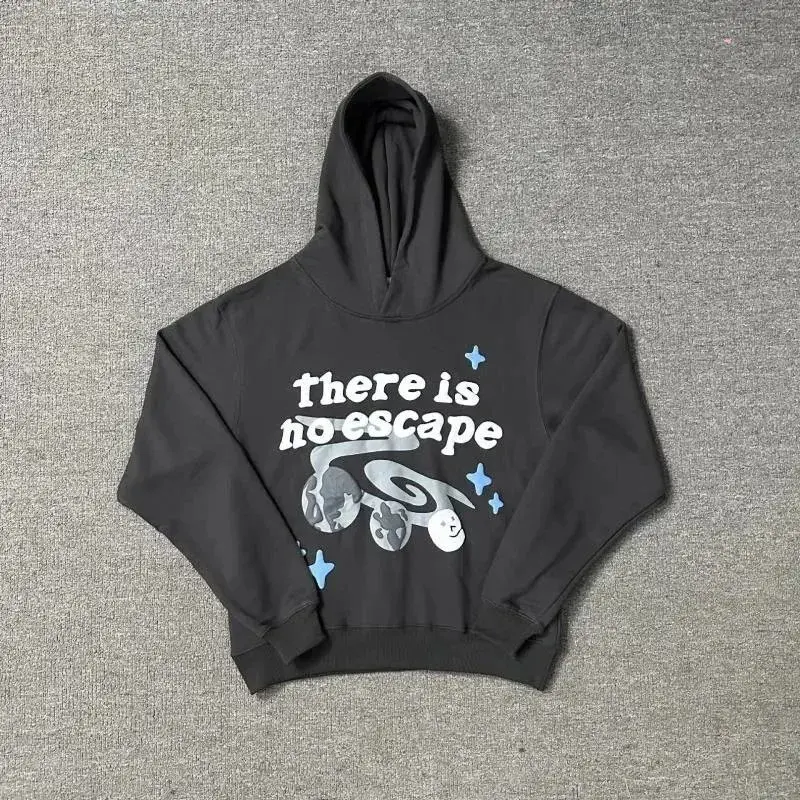 Broken Planet There Is No Escape Hoodie Dark Grey
