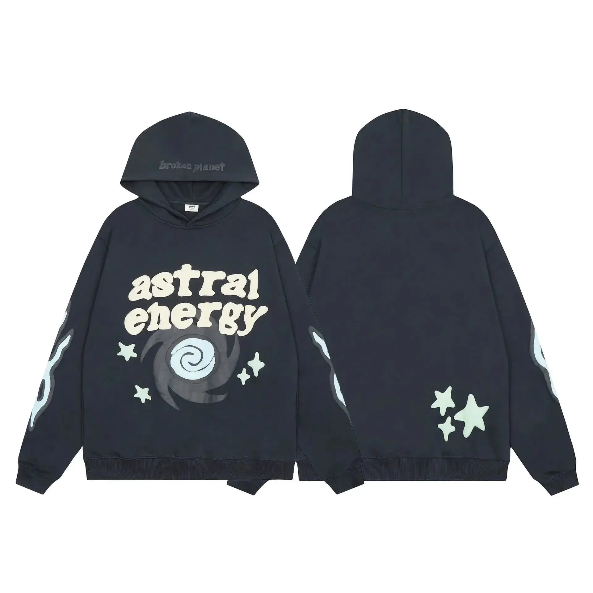 Broken Planet Astral Energy Hoodie Black