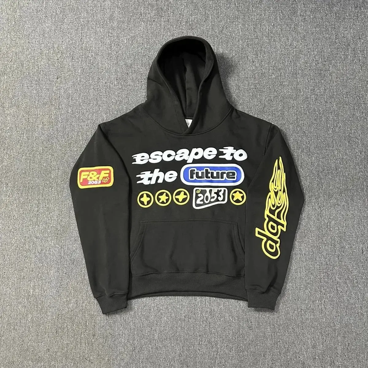 Broken Planet Escape to the Future Hoodie Black