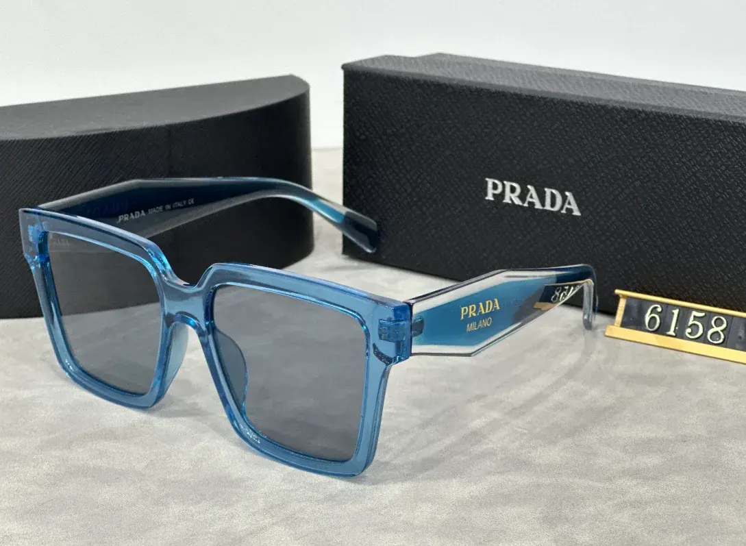 Prada Square Sunglasses Blue