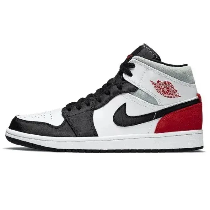 Air Jordan 1 Mid Black Gym Red