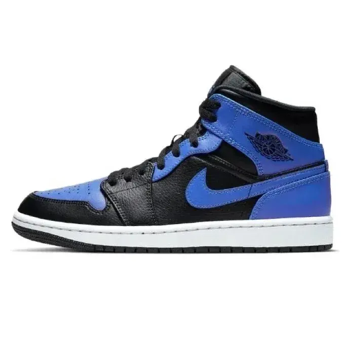 Air Jordan 1 Mid Hyper Royal Black