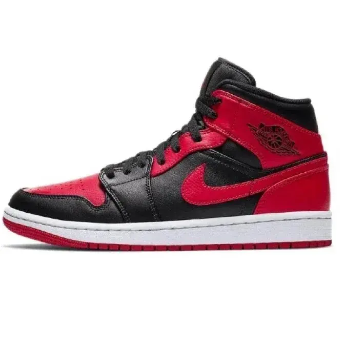 Air Jordan 1 Mid Black Red Gym