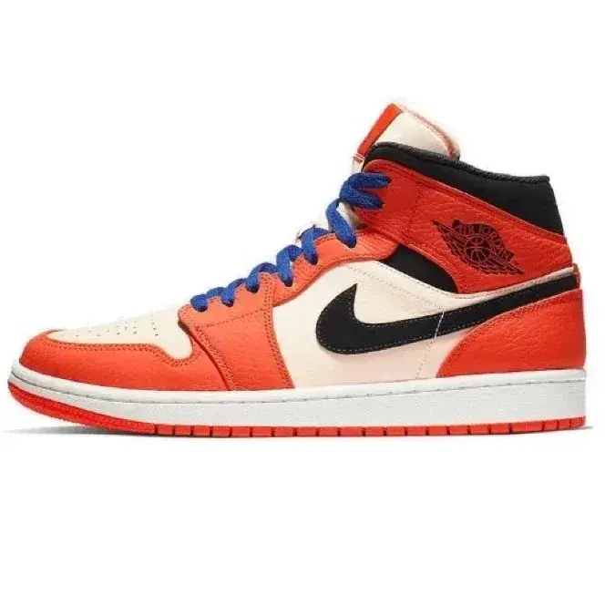 Air Jordan 1 Mid Orange Black