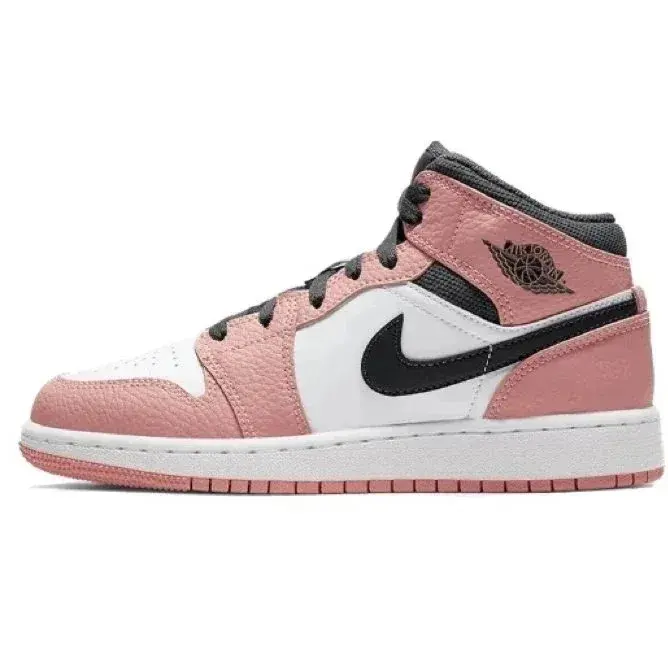 Air Jordan 1 Mid Pink White Black