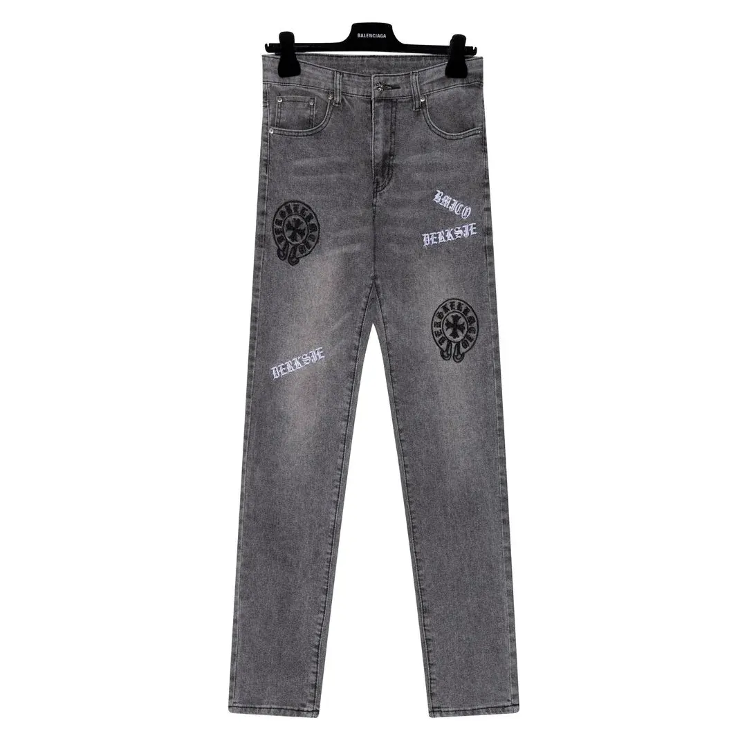 Chrome Hearts Graphic Grey Jeans
