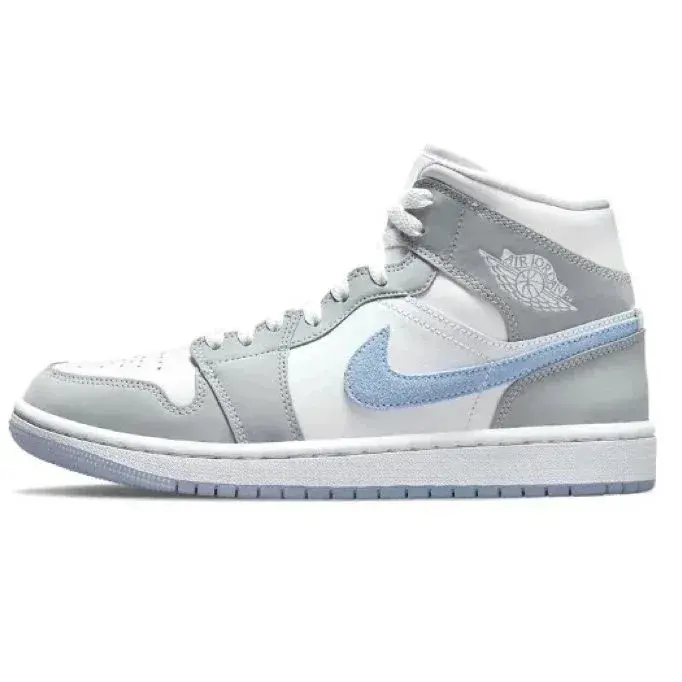 Air Jordan 1 Mid Grey Blue