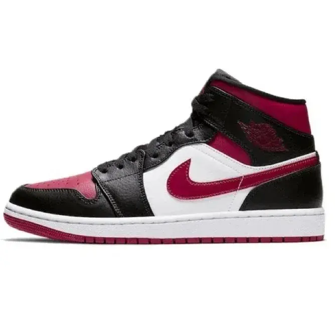 Air Jordan 1 Mid Black Berry Red