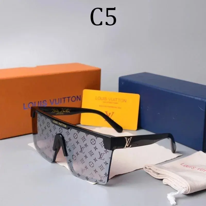 Louis Vuitton Monogram Shield Sunglasses Black Monogram