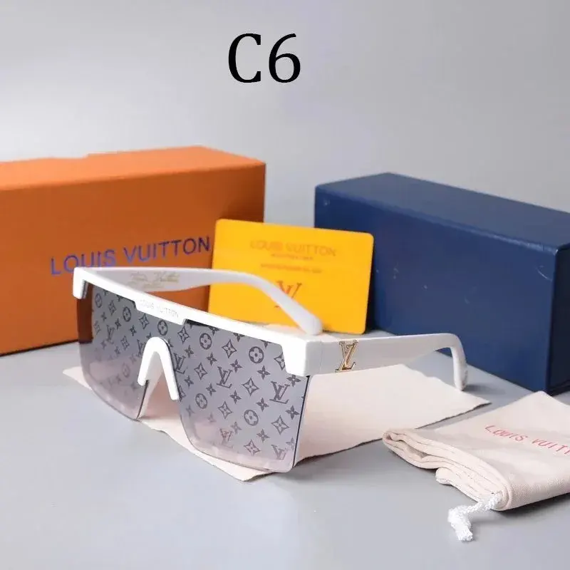 Louis Vuitton Monogram Shield Sunglasses White Monogram
