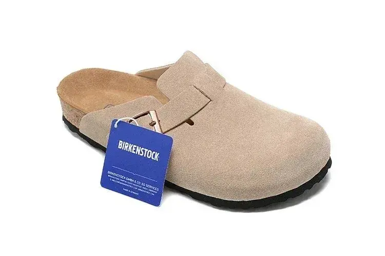 Birkenstock Boston Suede Taupe