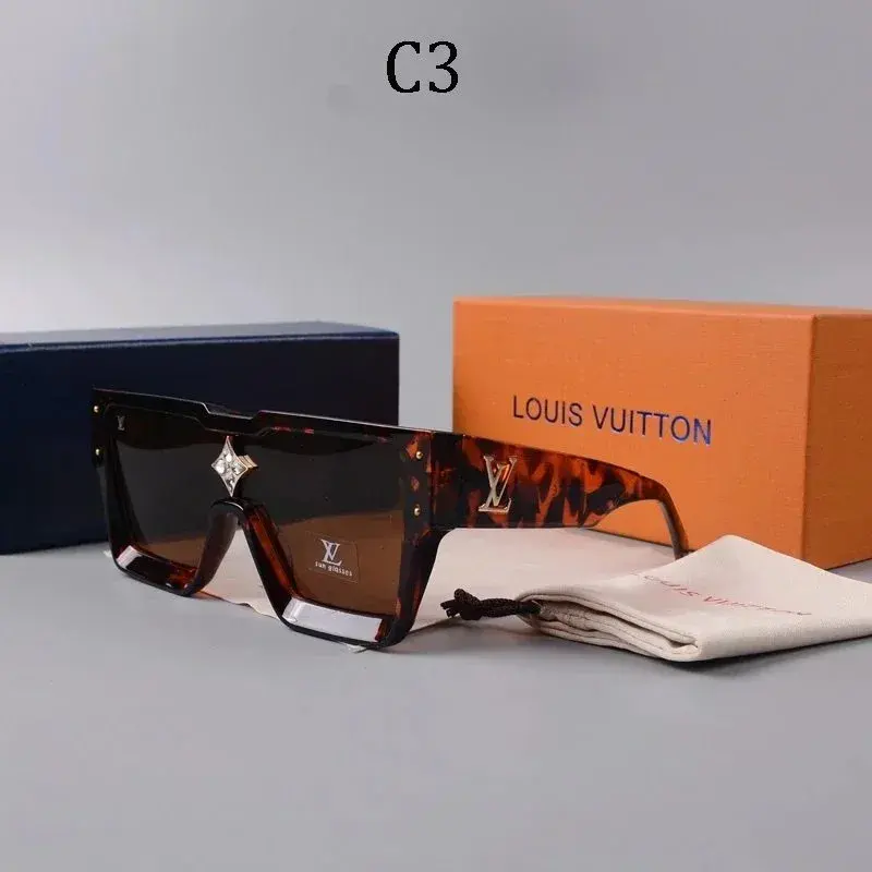 Louis Vuitton Square Sunglasses Tortoiseshell
