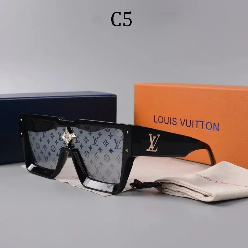 Louis Vuitton Monogram Square Sunglasses Black