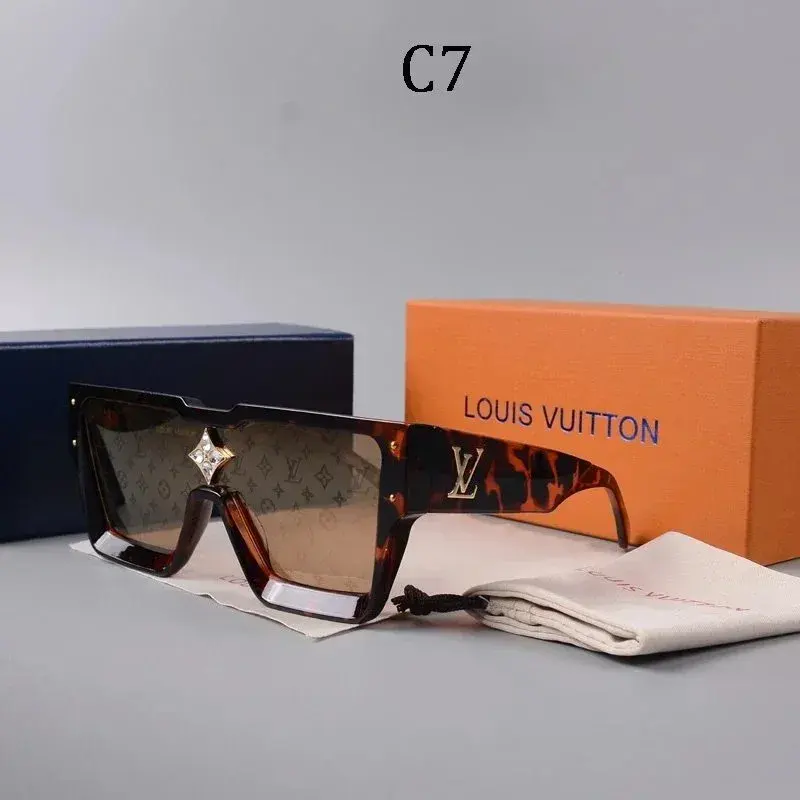 Louis Vuitton Monogram Square Sunglasses Tortoiseshell