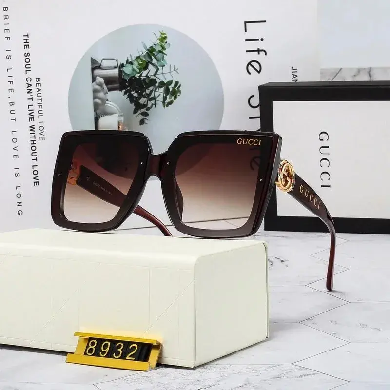 Gucci Square Sunglasses Dark Brown Gradient
