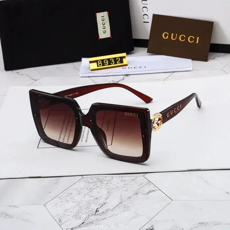 Gucci Square Sunglasses Burgundy Gradient