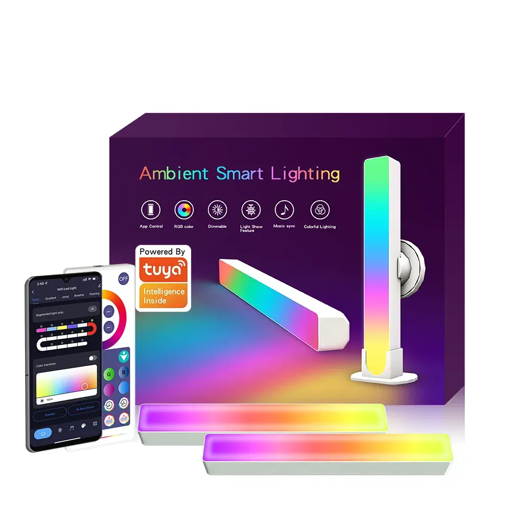 Generic WiFi RGB Smart Atmosphere Light Bar White