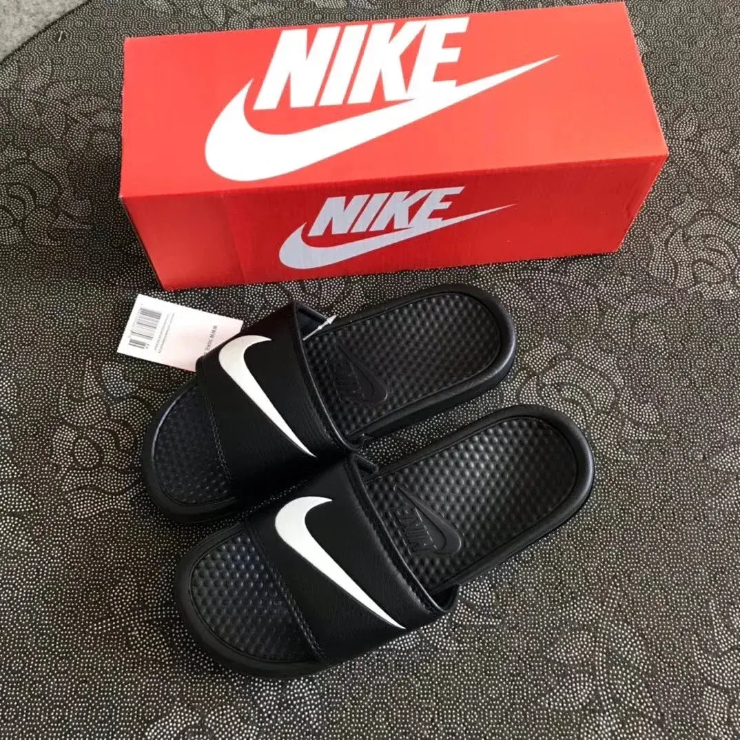 Nike Offcourt Slide Black White
