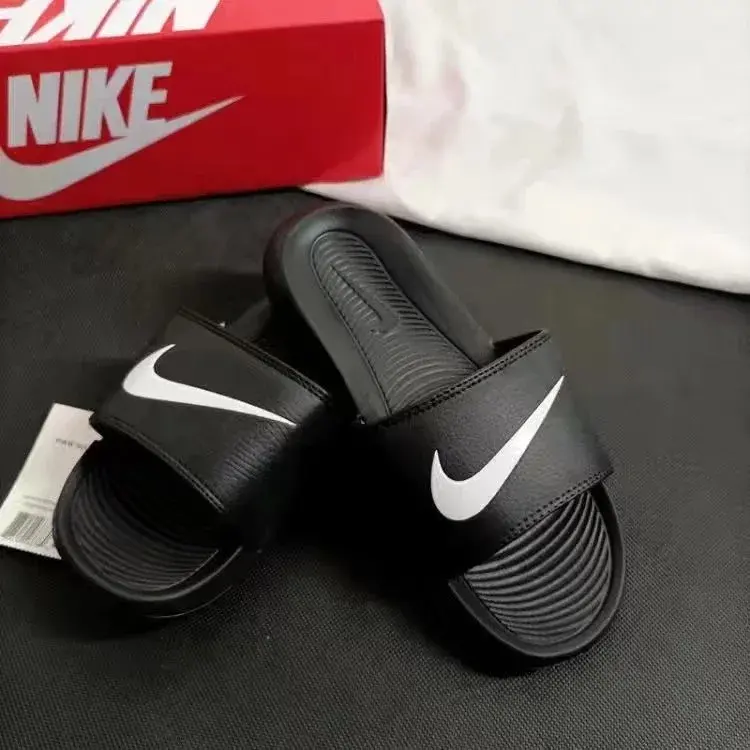 Nike Calm Slide Black White