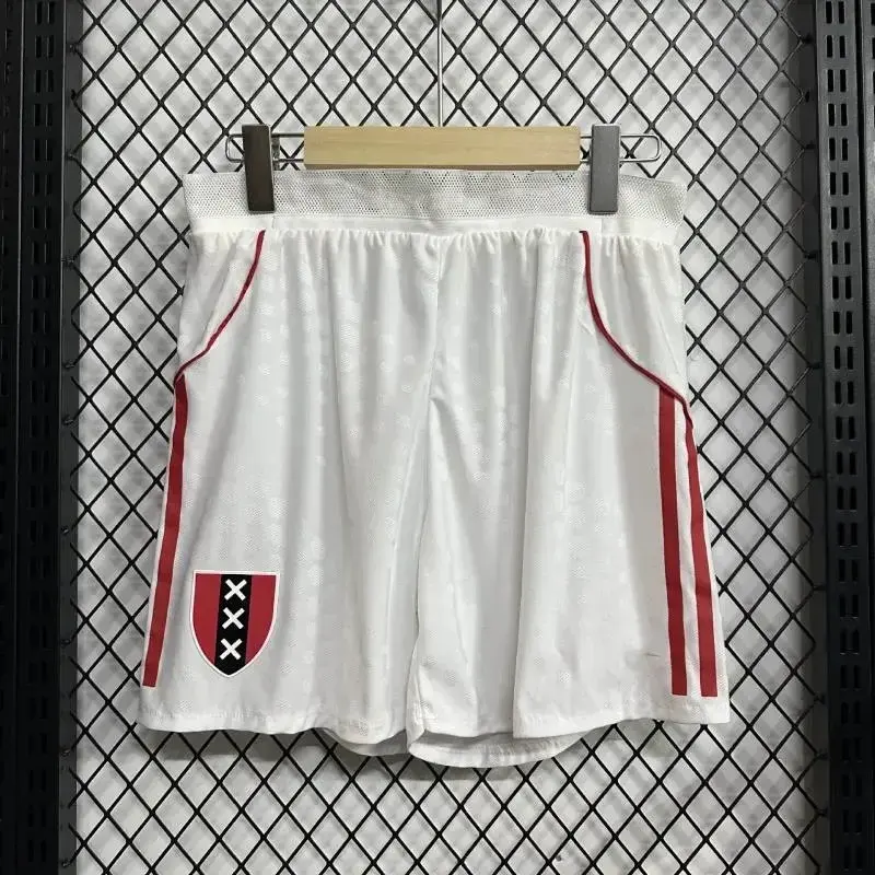Adidas Ajax White Soccer Shorts