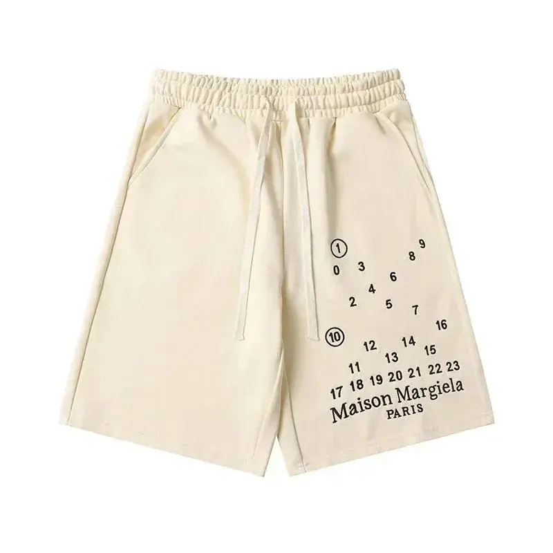 Maison Margiela Number Logo Sweatshorts Apricot