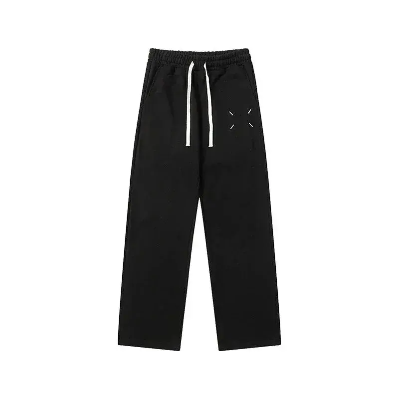 Maison Margiela Stitch Logo Sweatpants Black