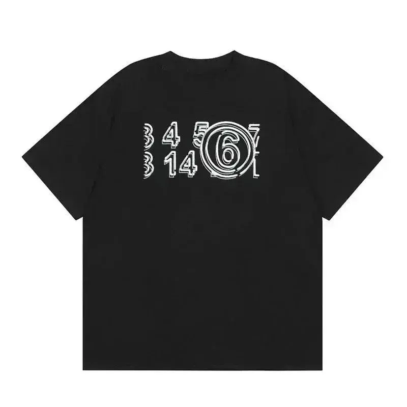 Maison Margiela Number Graphic Black T-Shirt