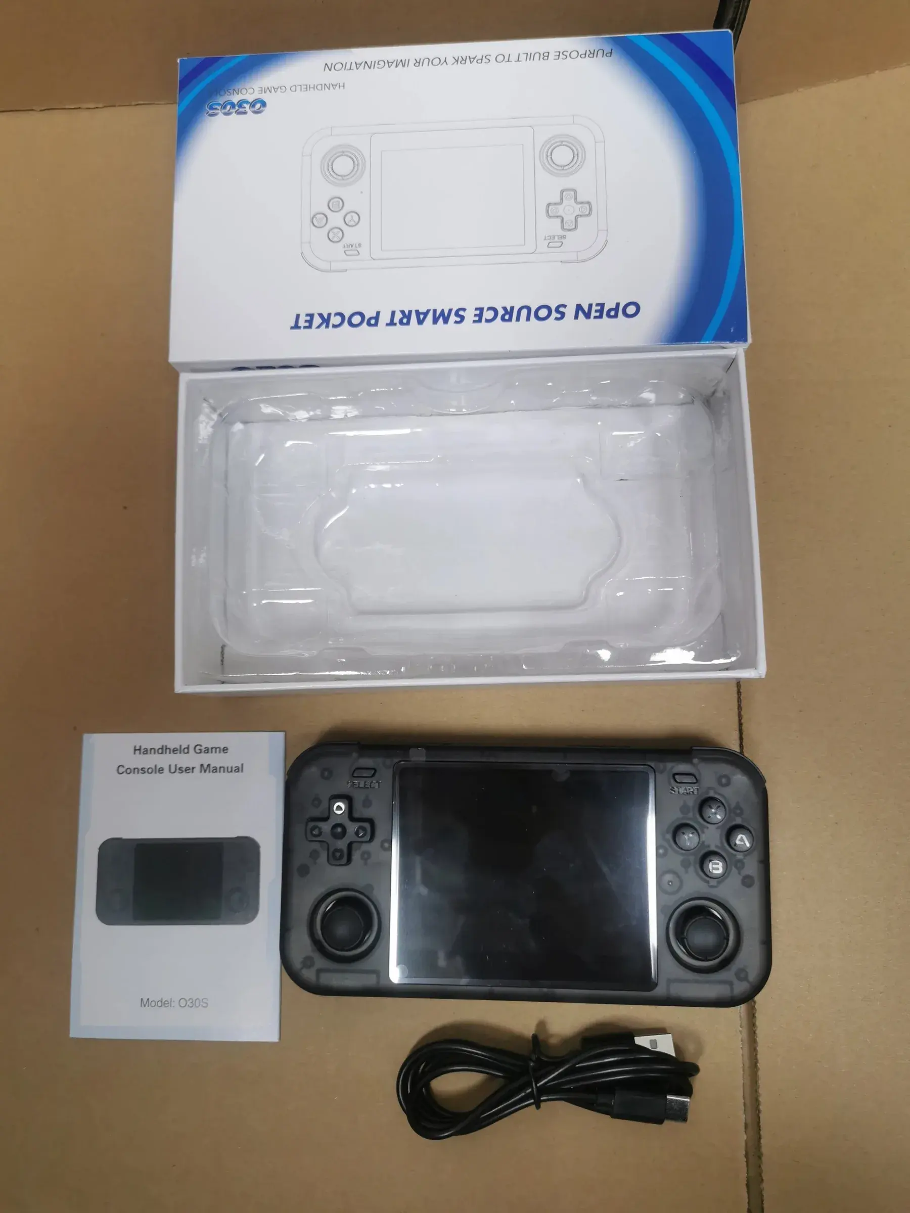 Powkiddy Q35S Handheld Game Console Black