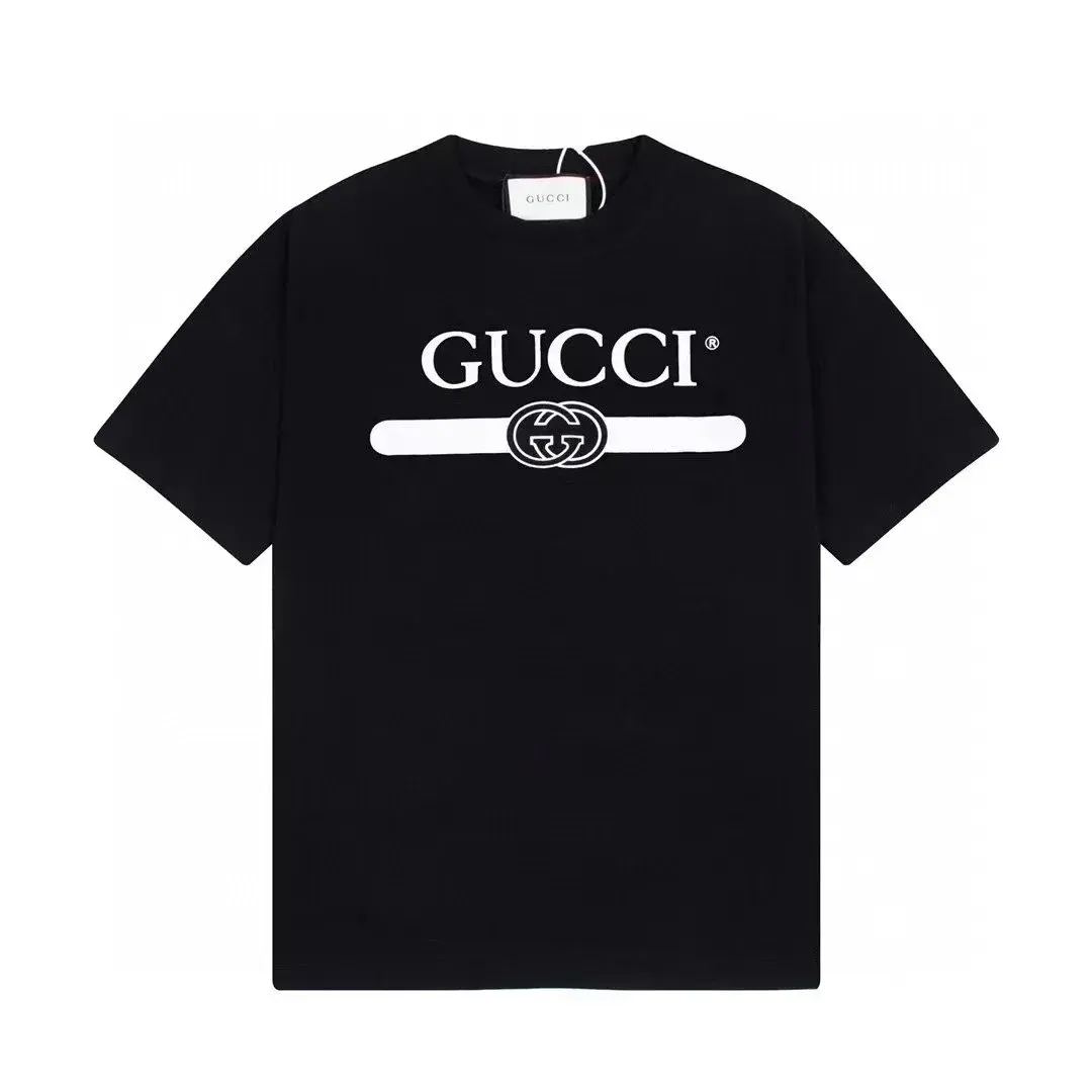 Gucci Interlocking G Logo Black T-Shirt