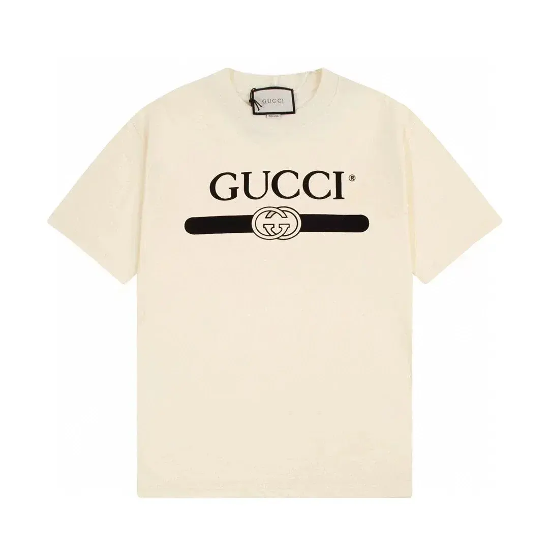 Gucci Interlocking G Logo Off-White T-Shirt