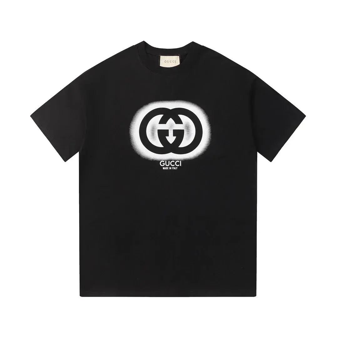Gucci Interlocking G Spray Black T-Shirt