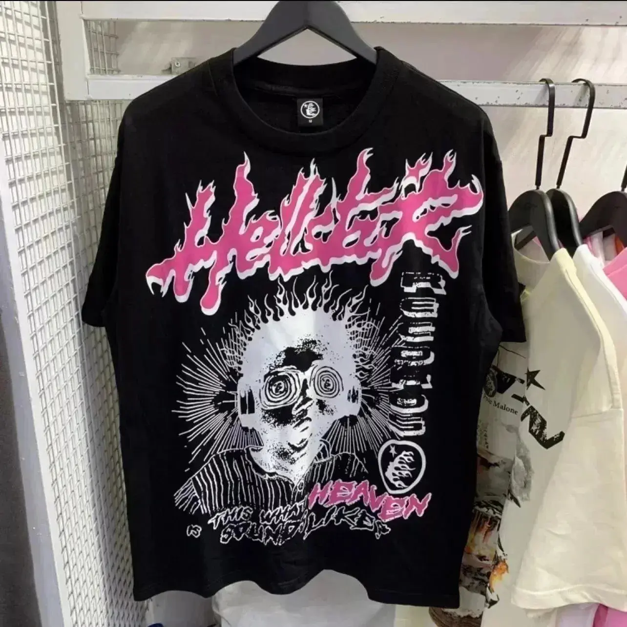 Hellstar Hypnotic Graphic T-Shirt Black