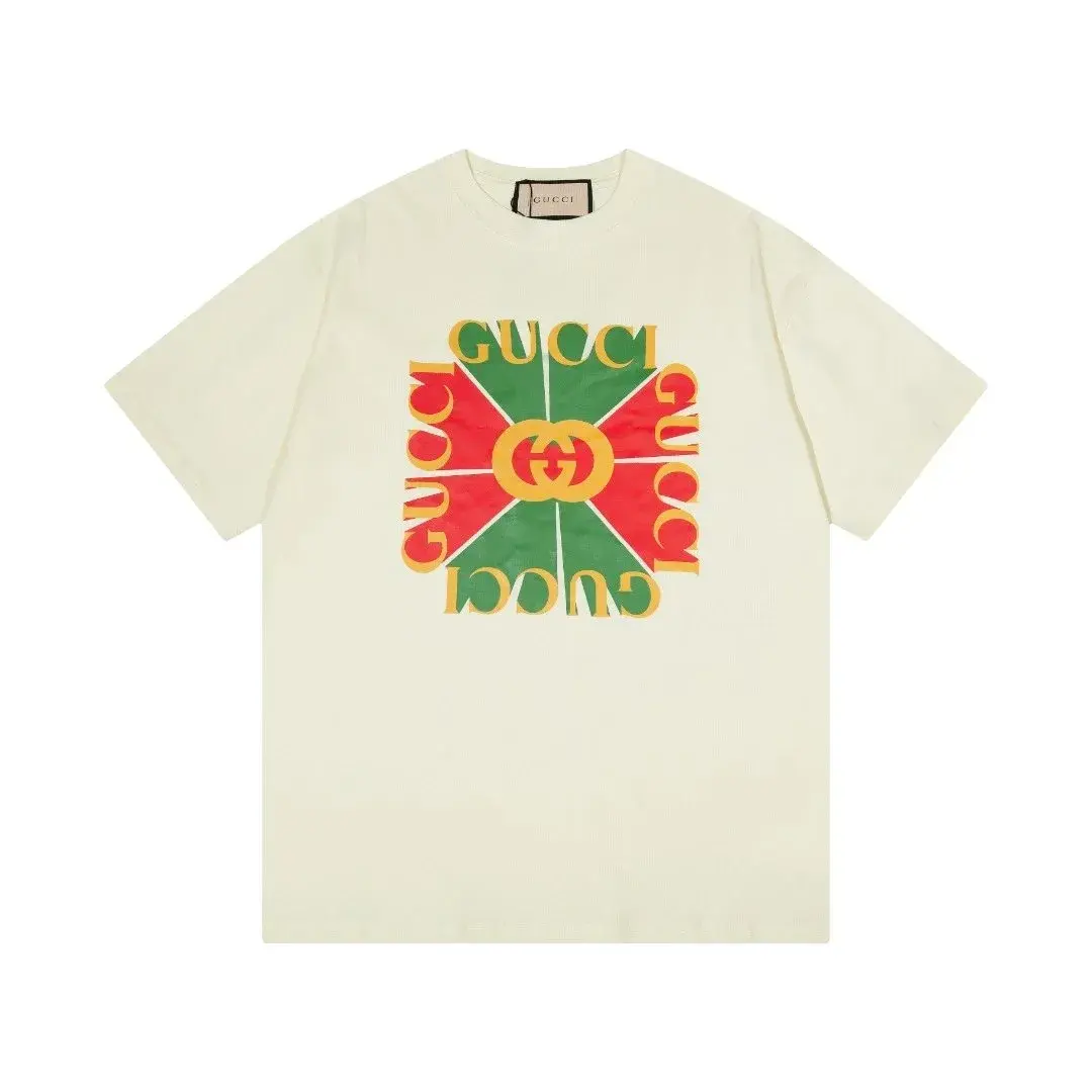 Gucci Kaleidoscopic Logo Off-White T-Shirt