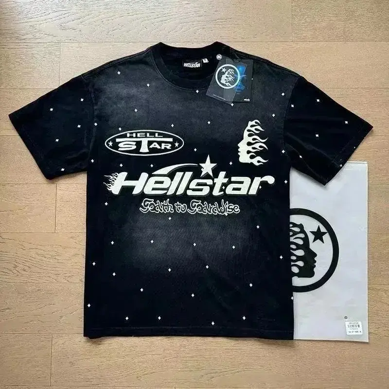 Hellstar Starfield Graphic T-Shirt Black