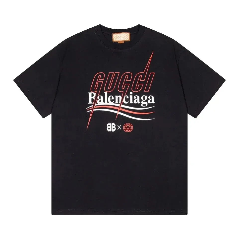 Balenciaga x Gucci Hacker Project Black T-Shirt
