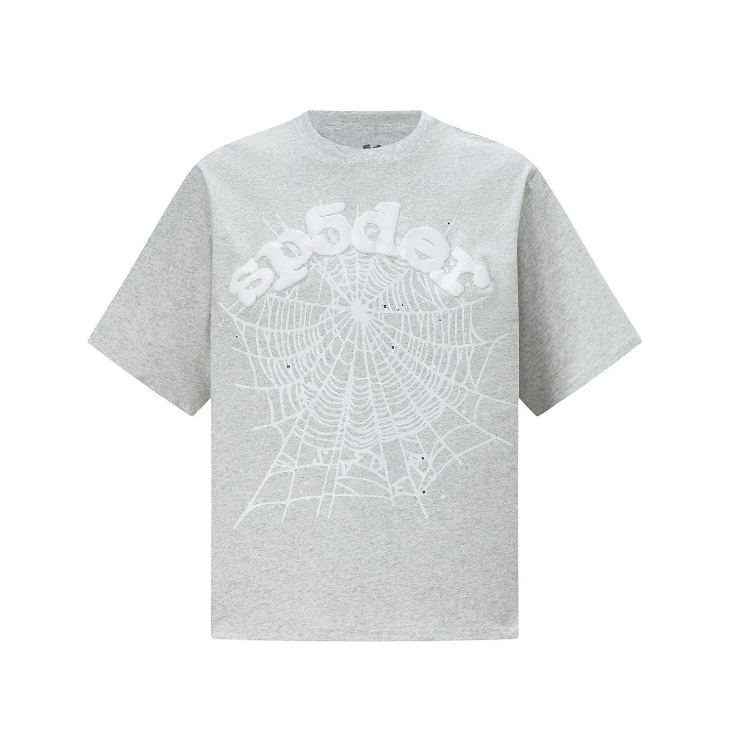 SP5DER Web Print T-Shirt Heather Grey