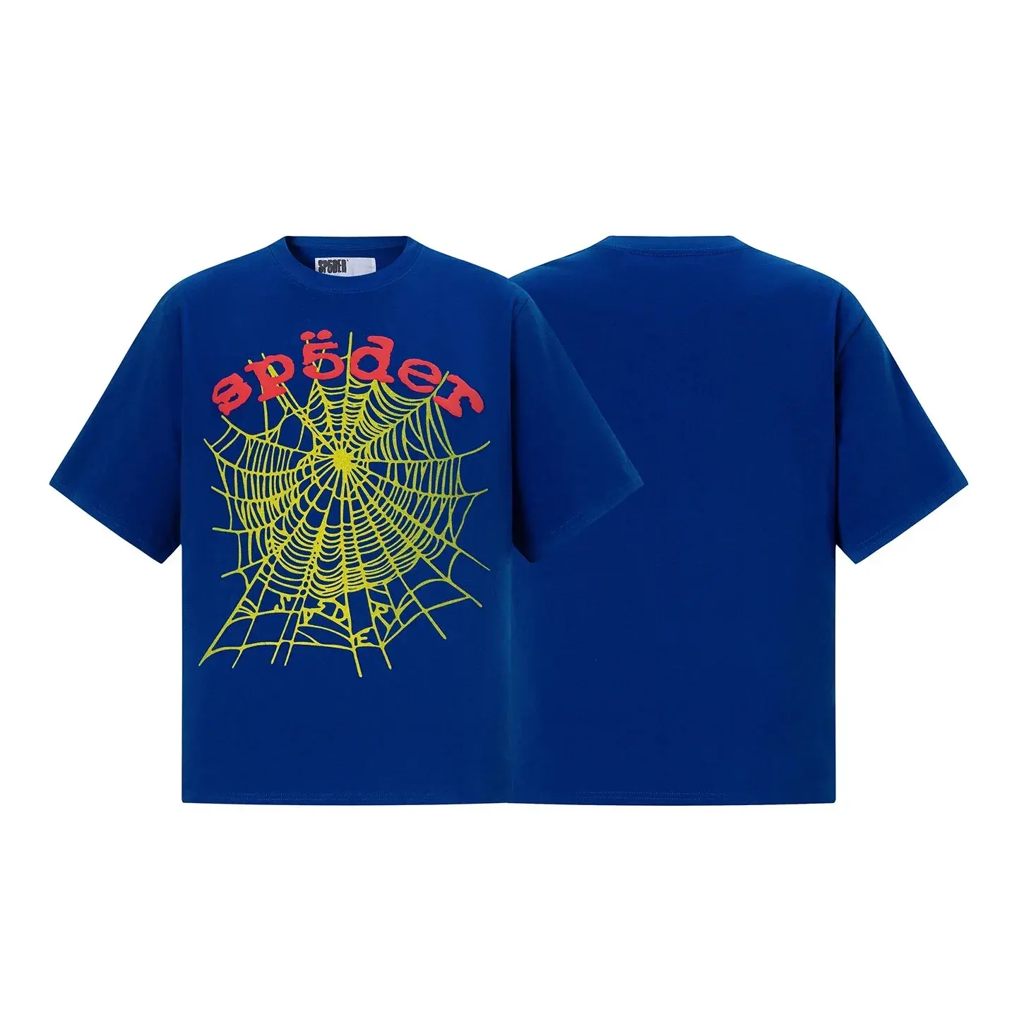 SP5DER Web Print T-Shirt Blue