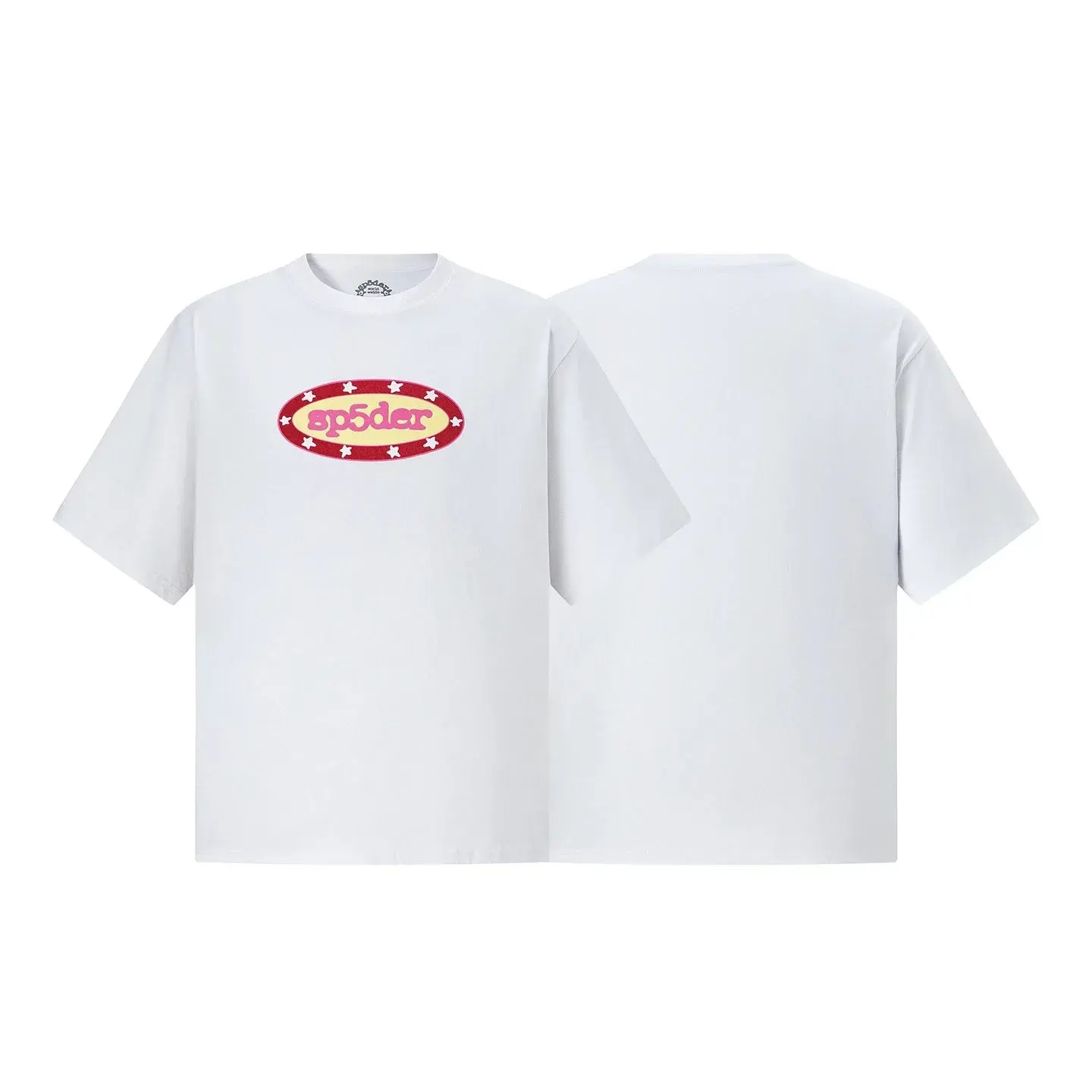 SP5DER Oval Logo T-Shirt White