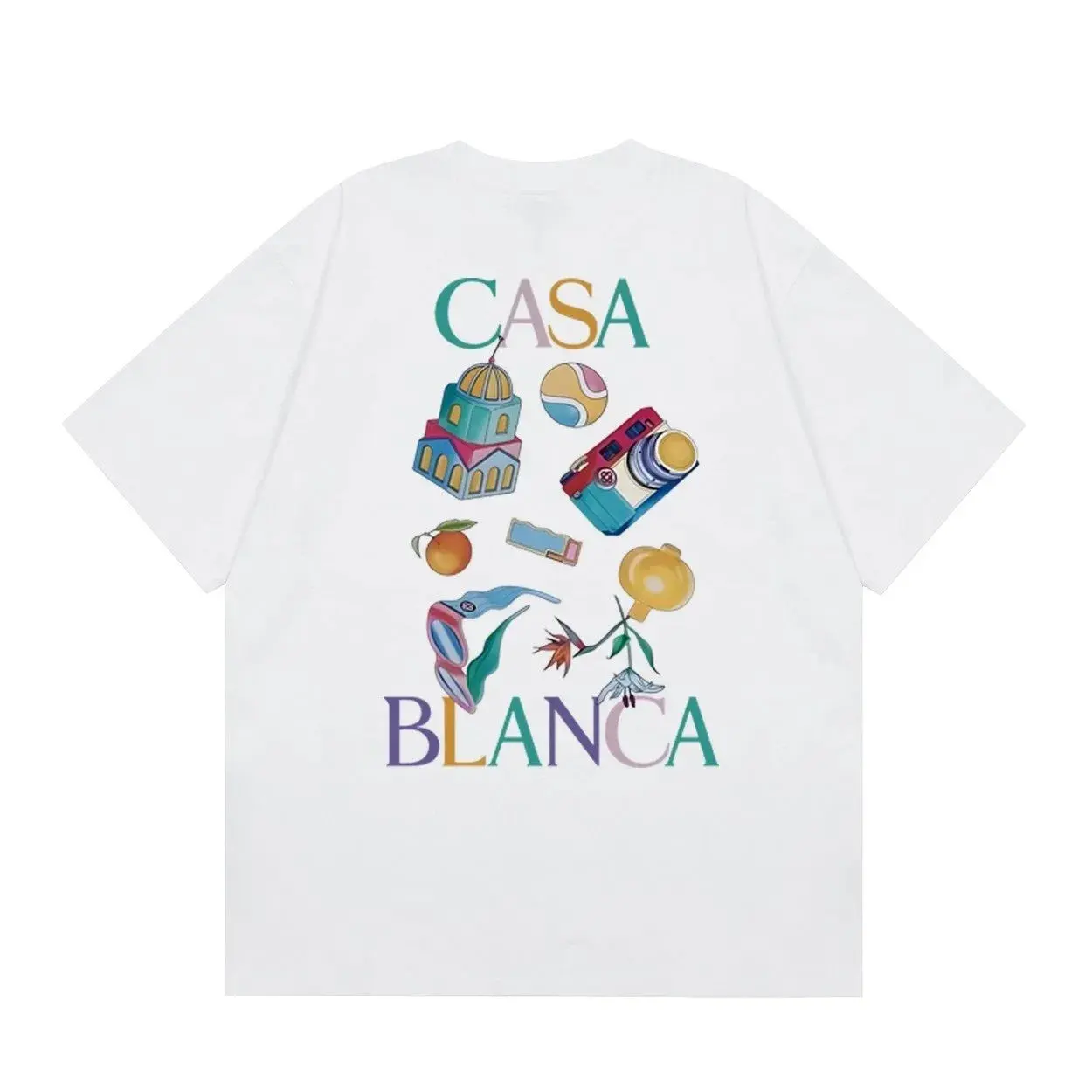 Casablanca Graphic T-Shirt White
