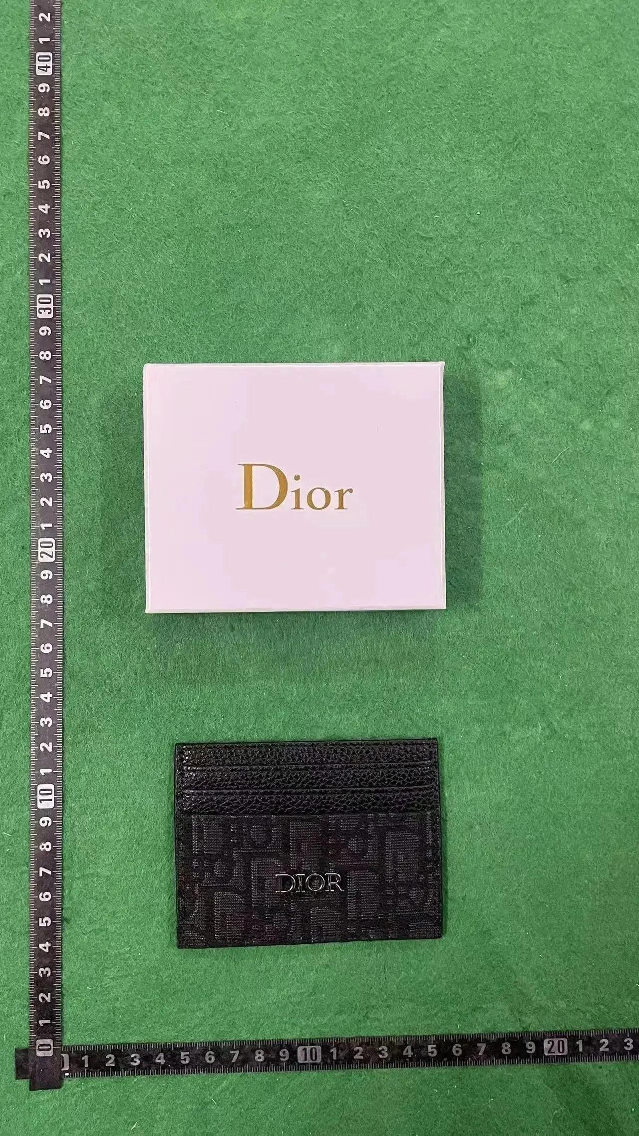 Dior Oblique Card Holder Black