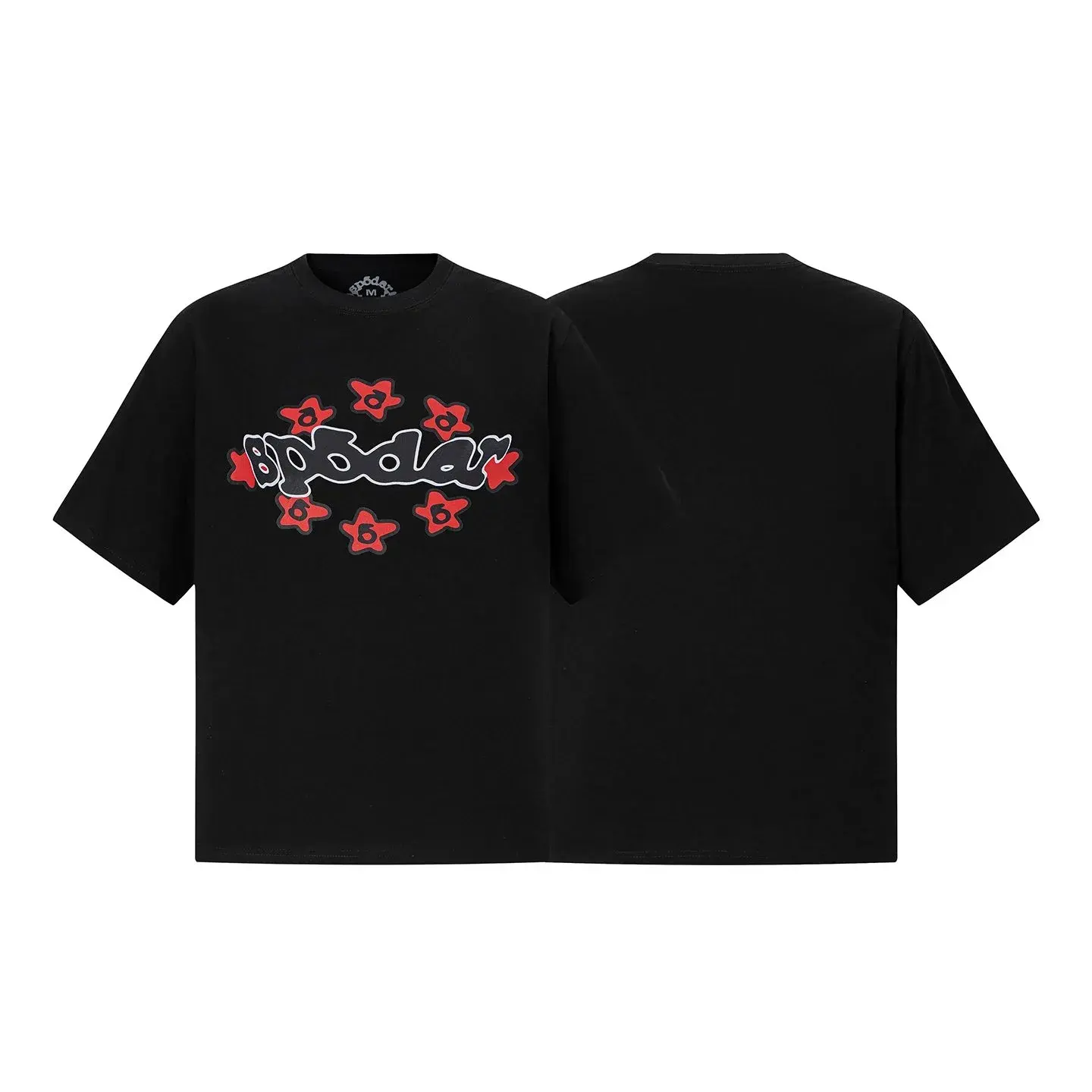 Sp5der Star Flower Logo Tee Black