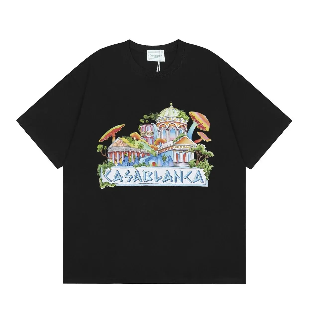Casablanca Architectural Fantasy Black T-Shirt