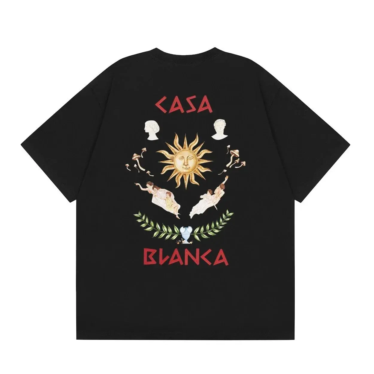 Casablanca Sun Goddess Graphic Tee Black