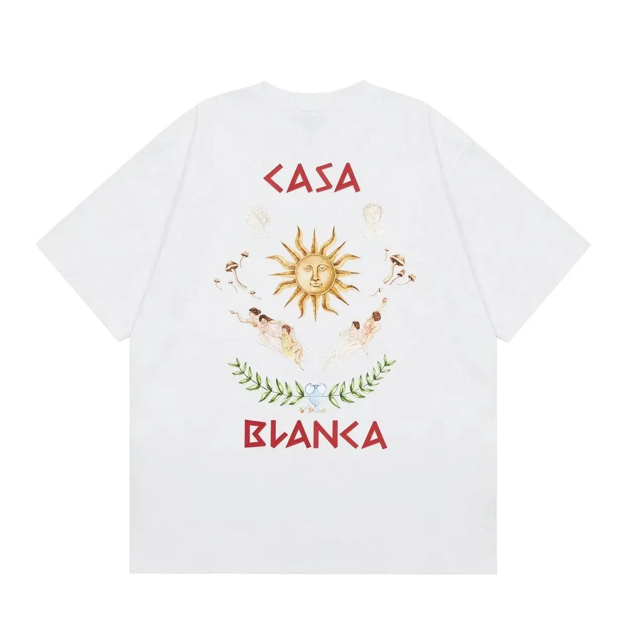 Casablanca Sun Goddess Graphic Tee White