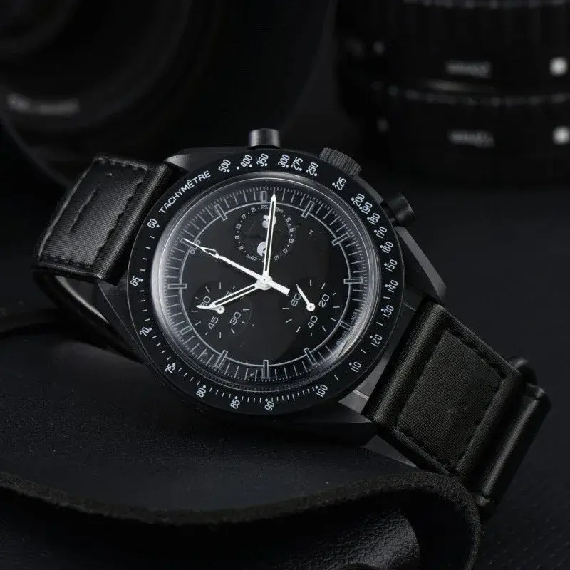 Swatch x Omega Bioceramic MoonSwatch Mission to the Moonphase Black