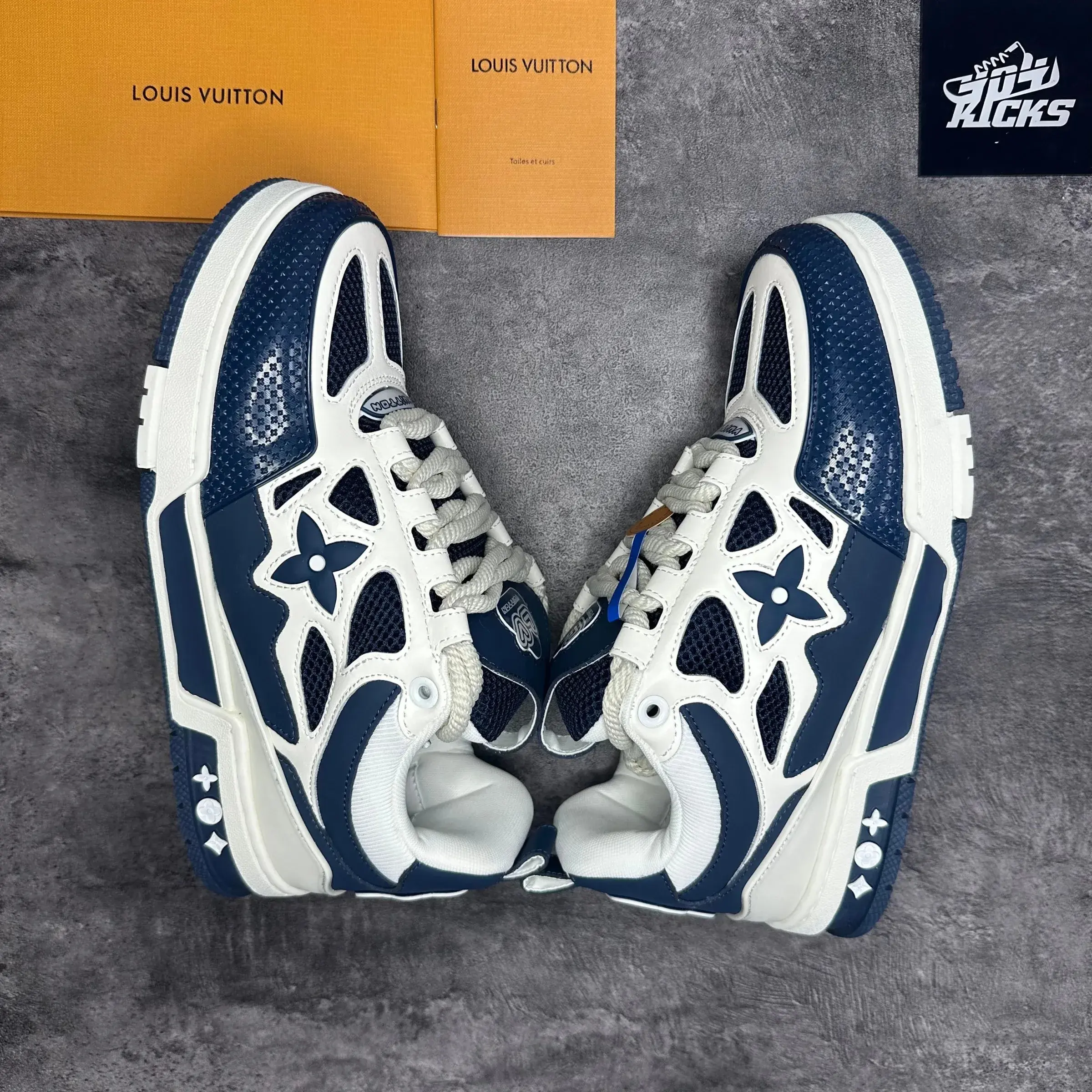 Louis Vuitton LV Skate Sneaker Navy White