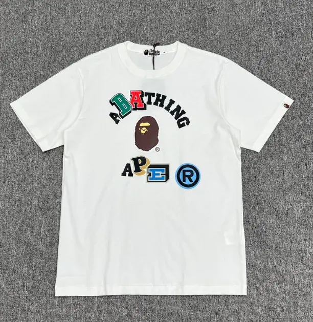 A Bathing Ape Multi Graphic T-Shirt White