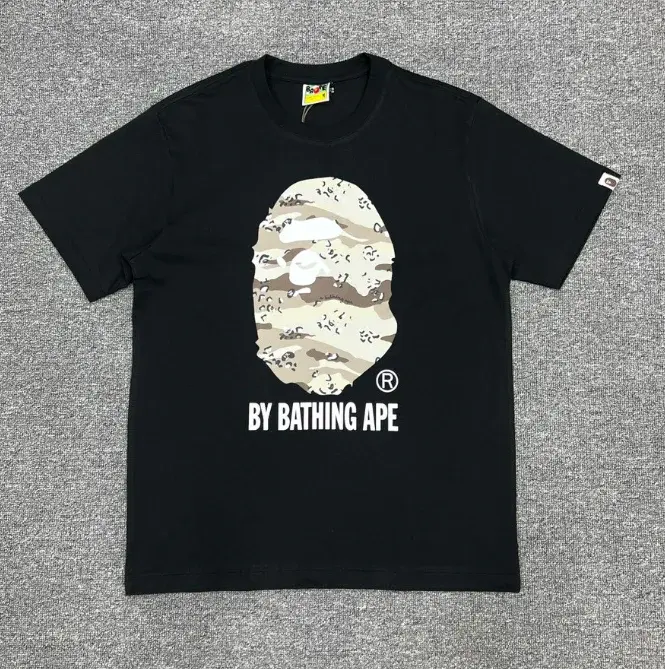 A Bathing Ape Camo Ape Head T-Shirt Black