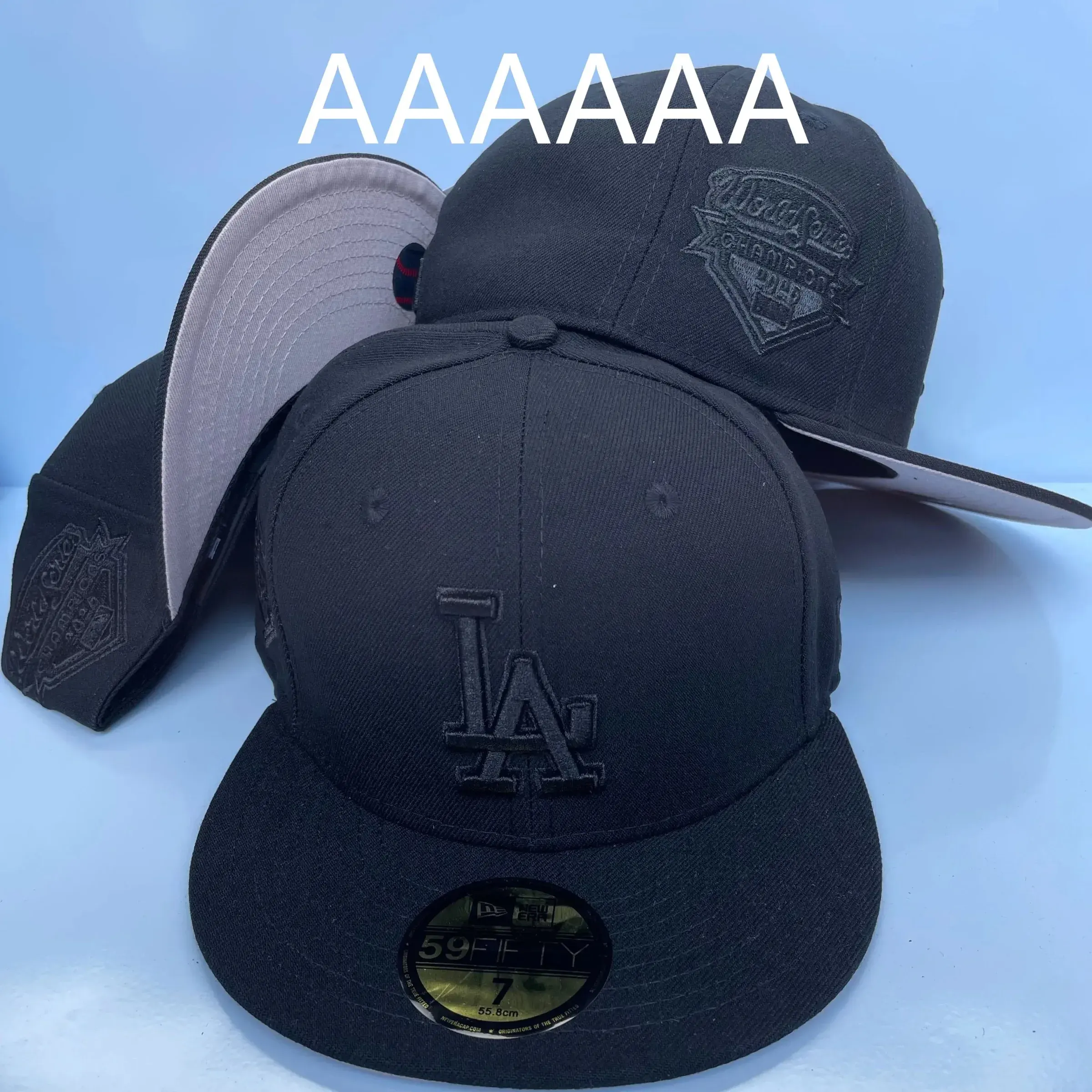 New Era Los Angeles Dodgers World Series Champions Black Hat